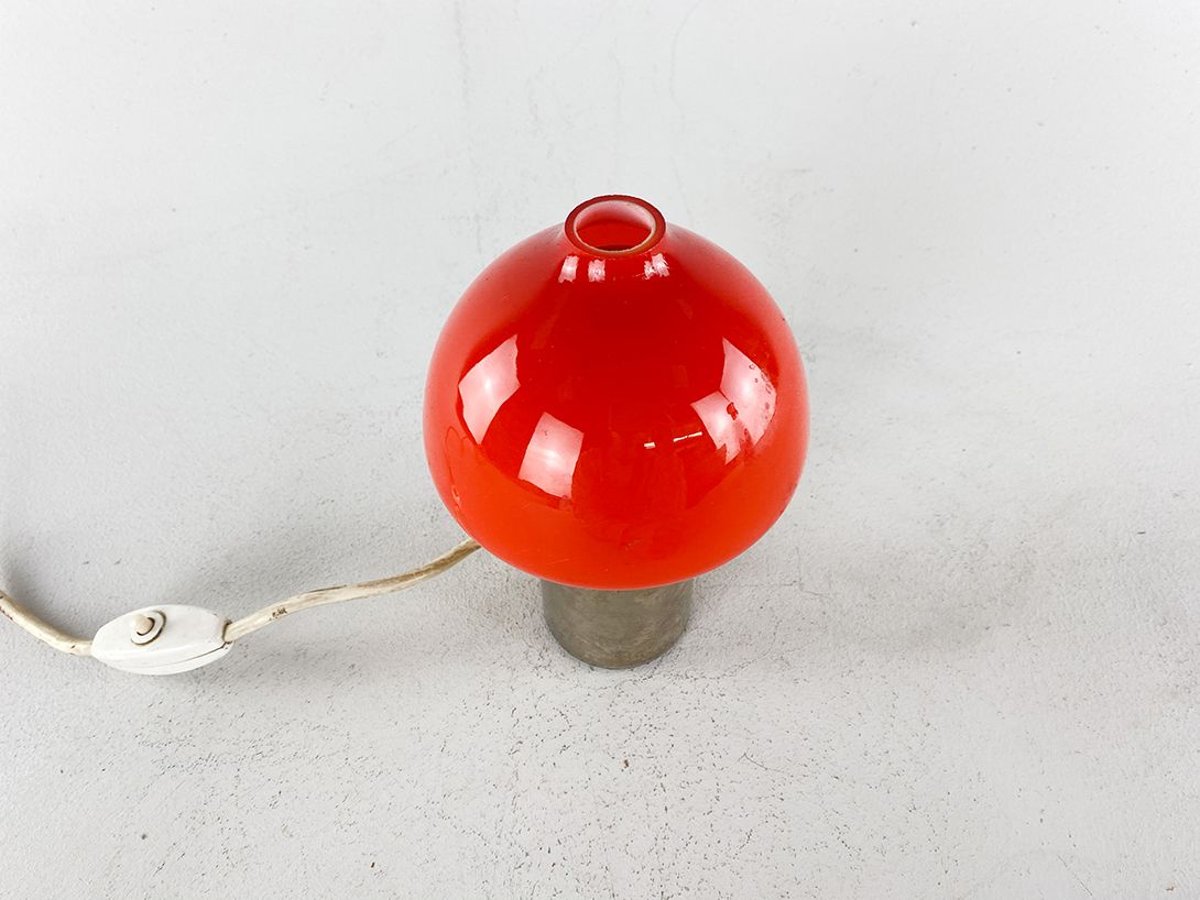 Foto Mushroom Lamp Red and Chrome h20 RB1