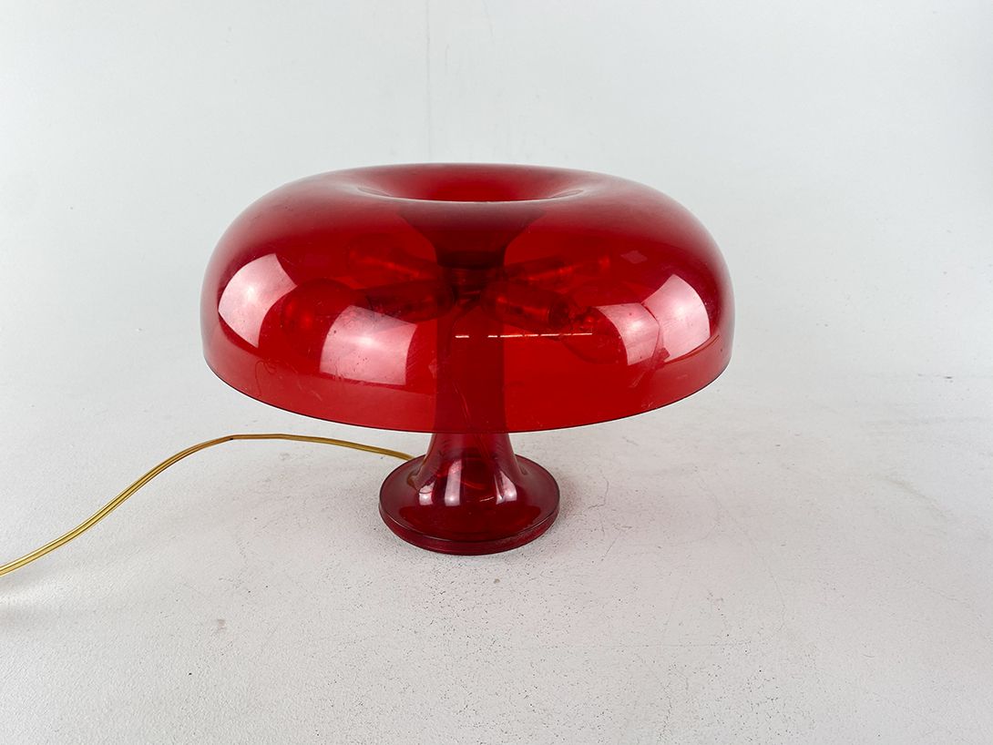 Foto Translucent Red Mushroom Lamp h22 RC2