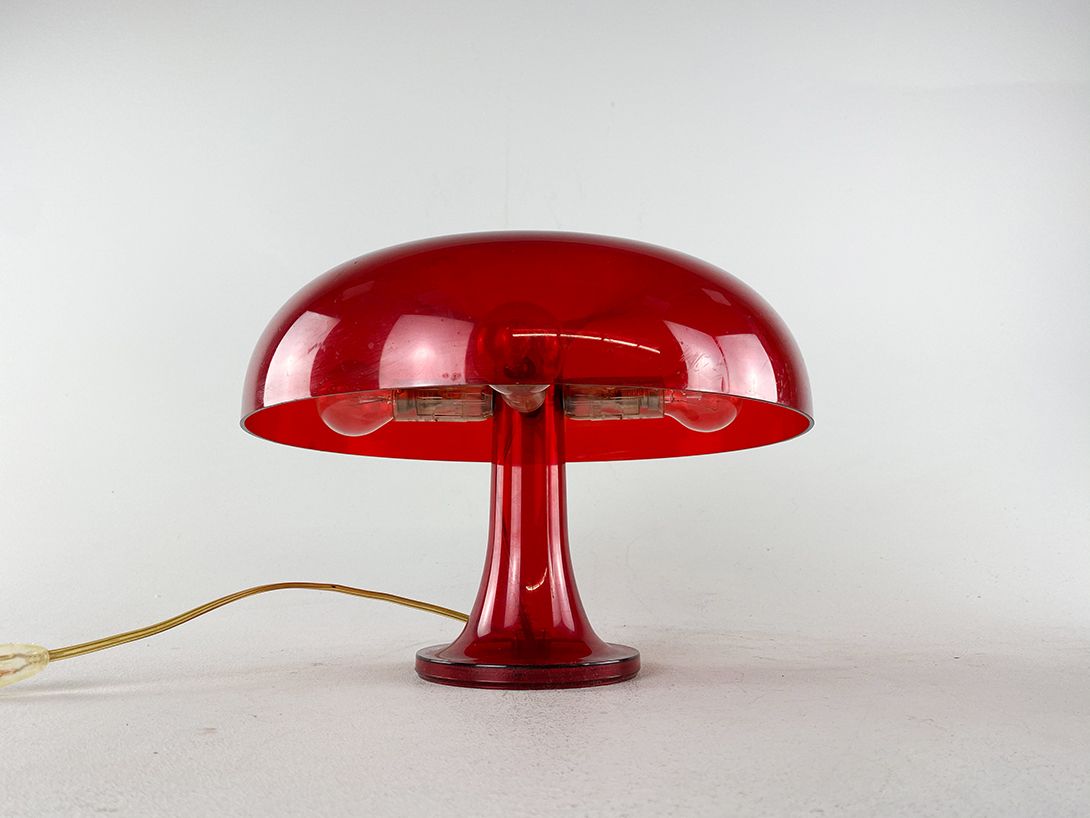 Foto Translucent Red Mushroom Lamp h22 RC2