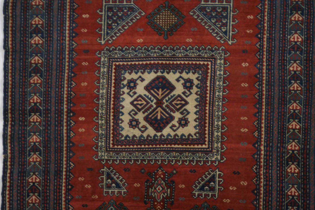 Foto Blue and Red Persian Carpet 215x136cm 0070