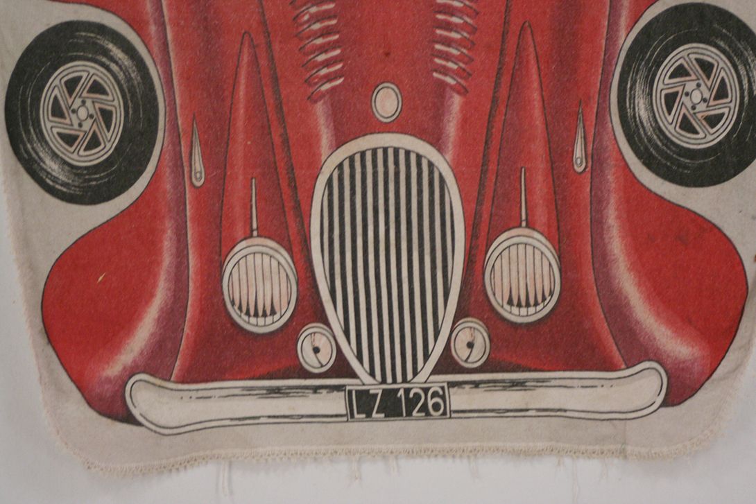 Foto Bedspread with Red Car 260×140