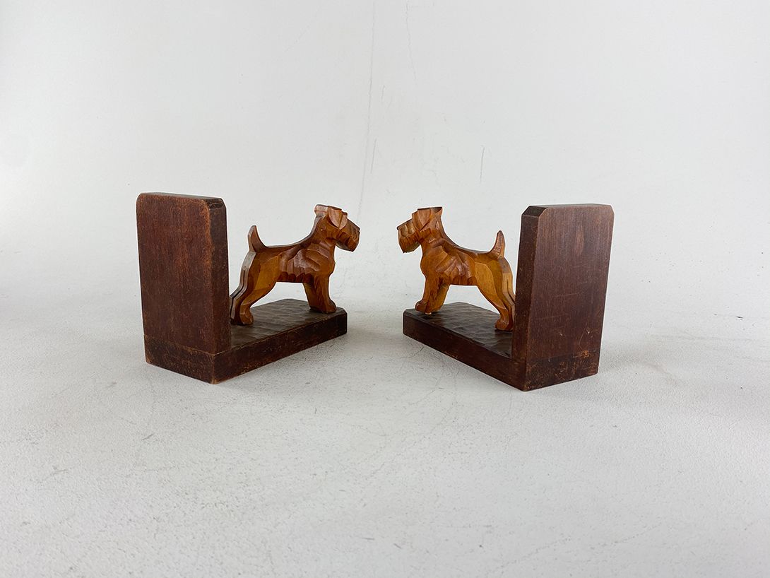 Foto Set of Two Dog Bookends