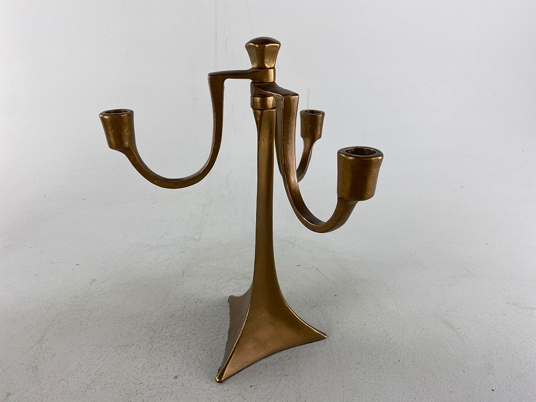 Foto Copper Asymmetrical Candle Holder