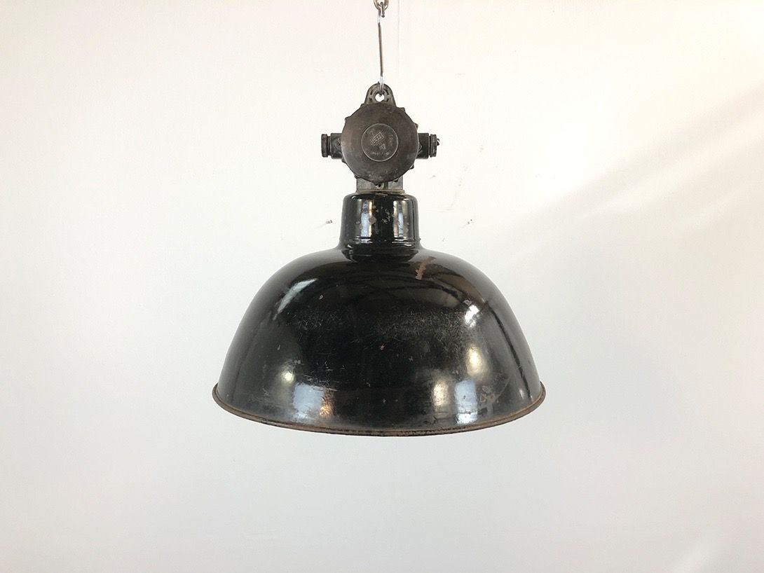 Foto Black Industrial Pendant Lamp h36