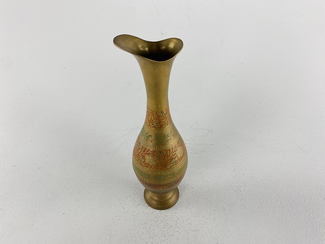 Foto Oriental Brass Vase h30
