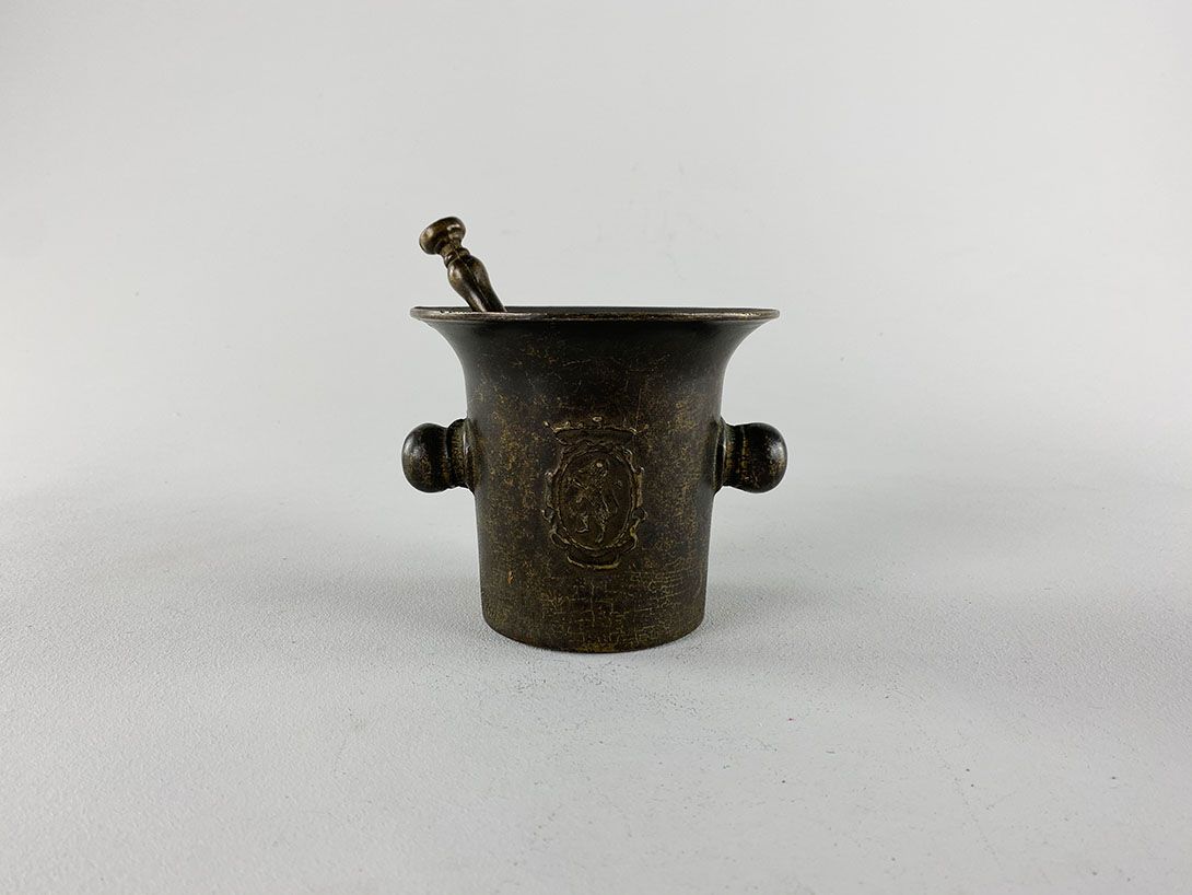 Foto Metal Mortar and Pestle