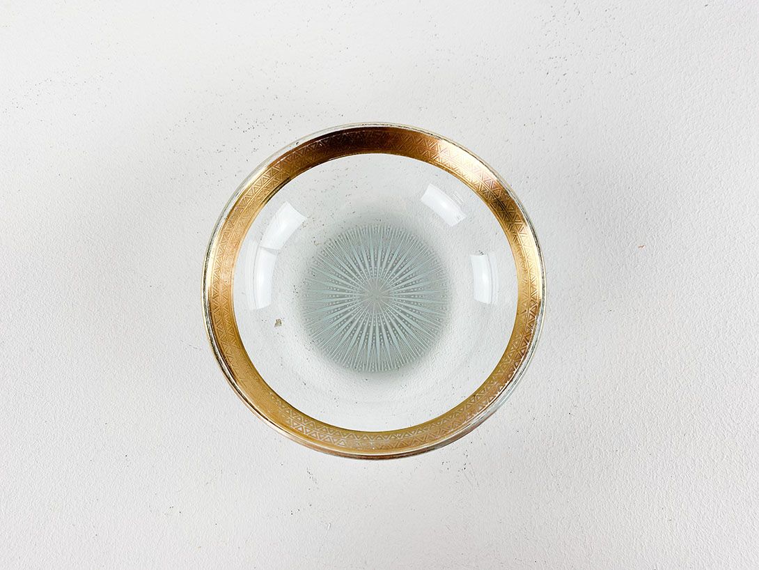 Foto Glass Bowl with Brass Ring