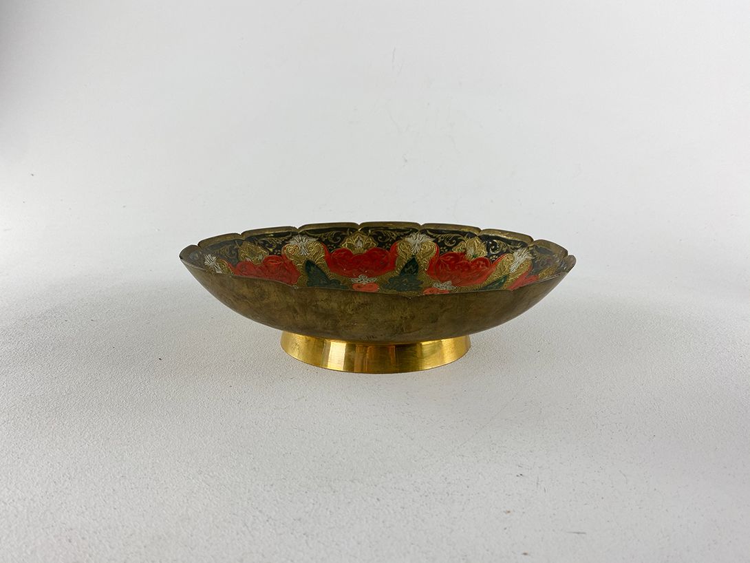 Foto Oriental Brass Plate ø28