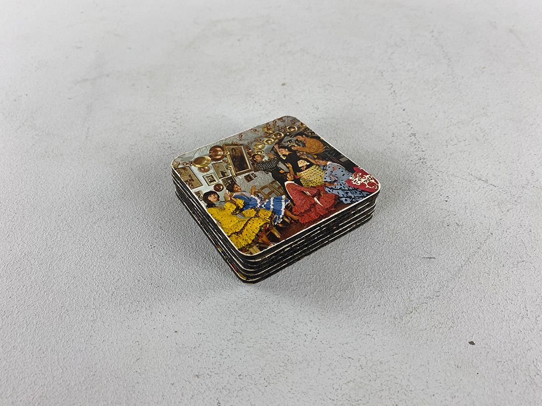 Foto Latin Coasters with Dancing People