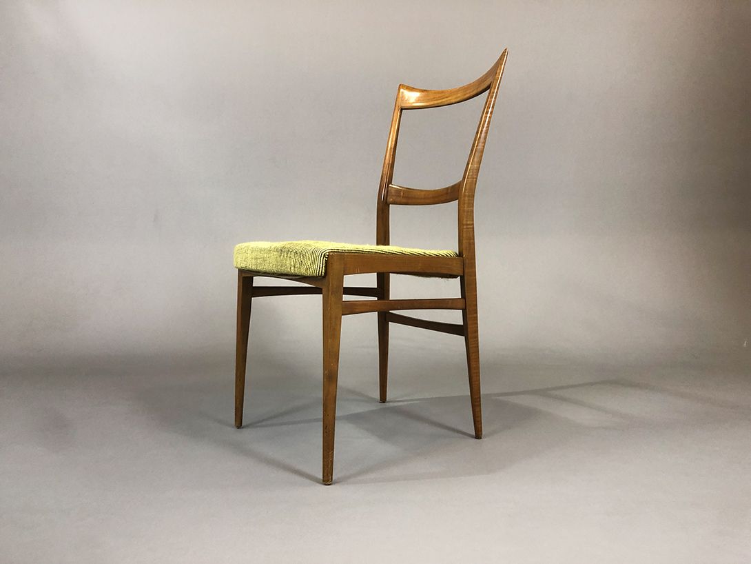Foto Dining Chair Yellow Upholstery