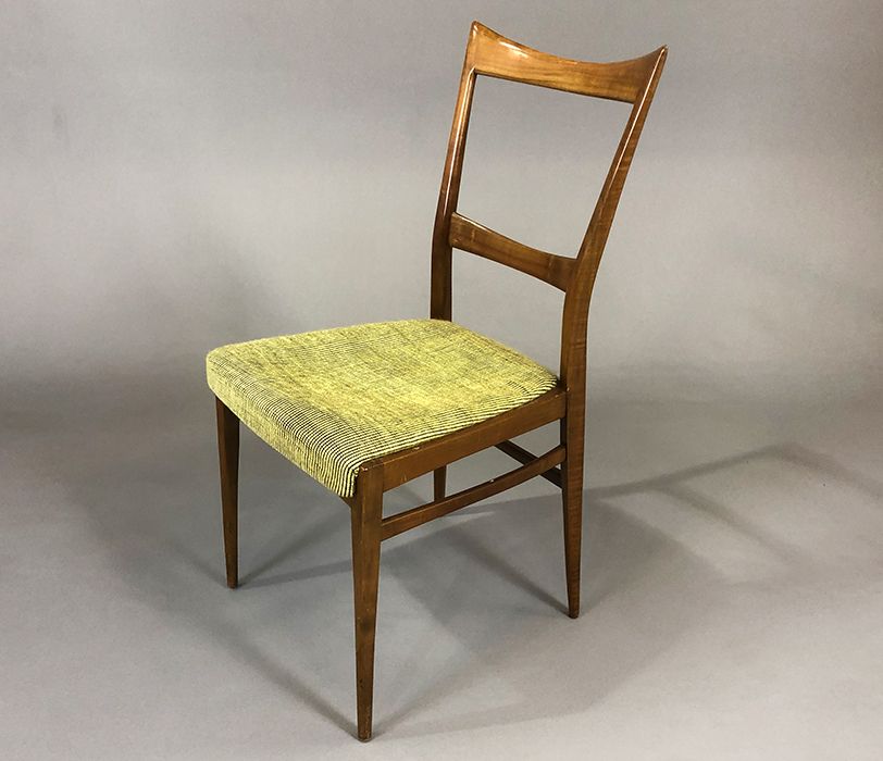 Foto Dining Chair Yellow Upholstery