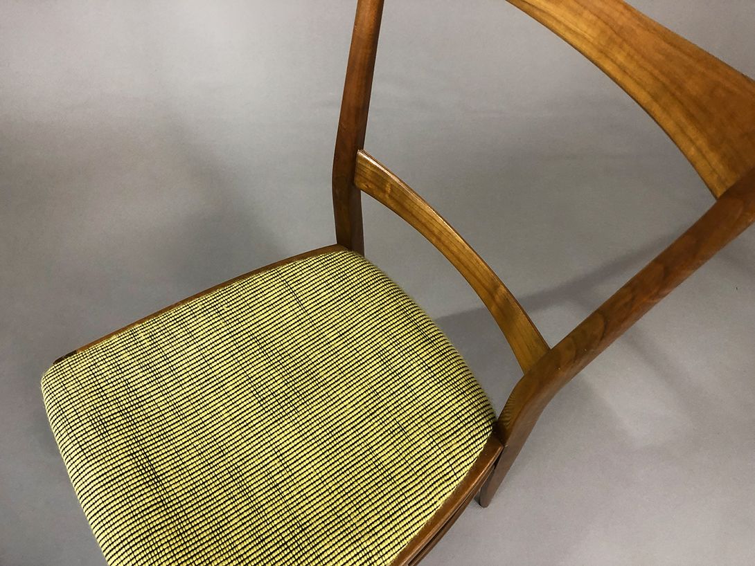 Foto Dining Chair Yellow Upholstery