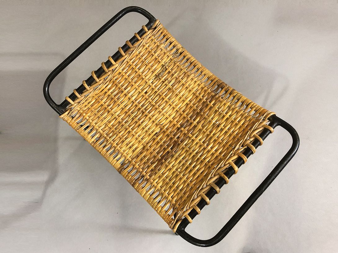 Foto Basket Stool Gian Franco Legler Italy 1965
