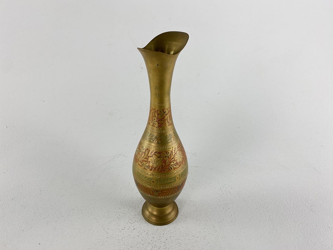 Foto Oriental Brass Vase h30