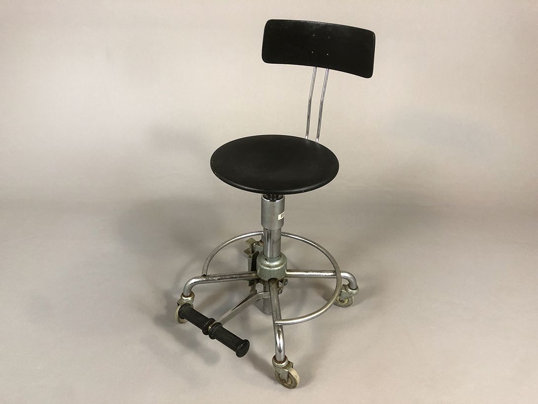 Foto Dentist Chair Black Wood