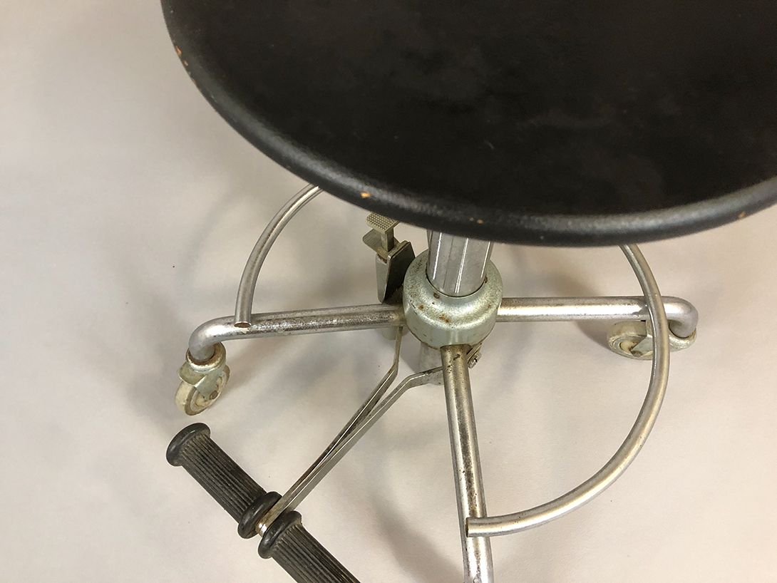 Foto Dentist Chair Black Wood