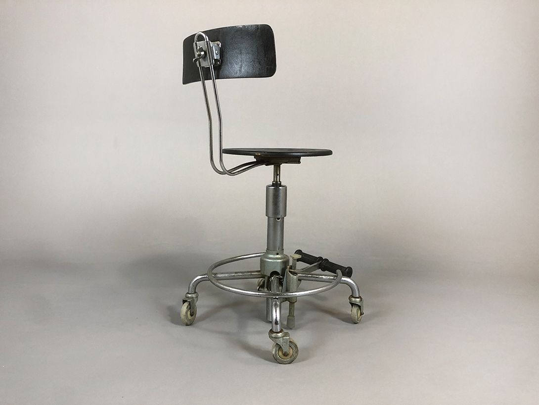 Foto Dentist Chair Black Wood