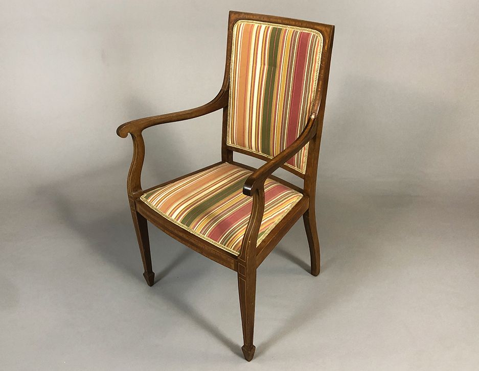 Foto Striped Armchair