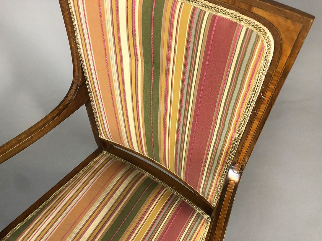 Foto Striped Armchair