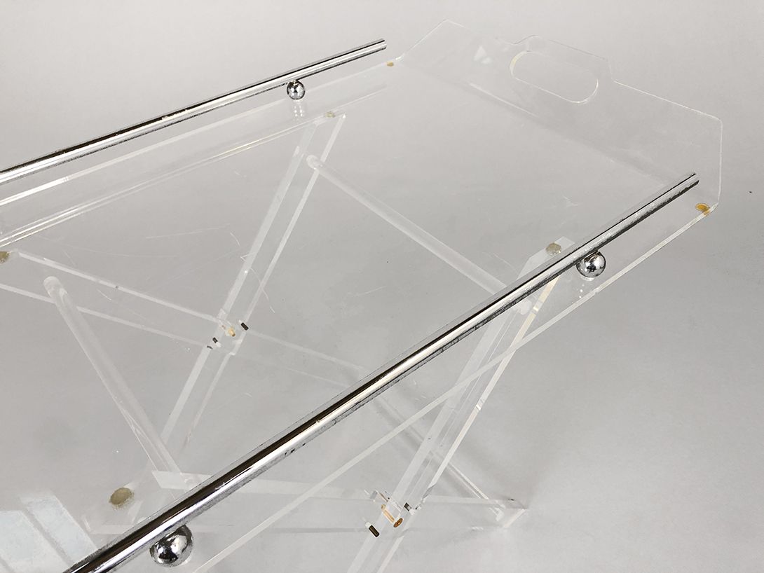 Foto Plexiglas Tray Table h50x71x40