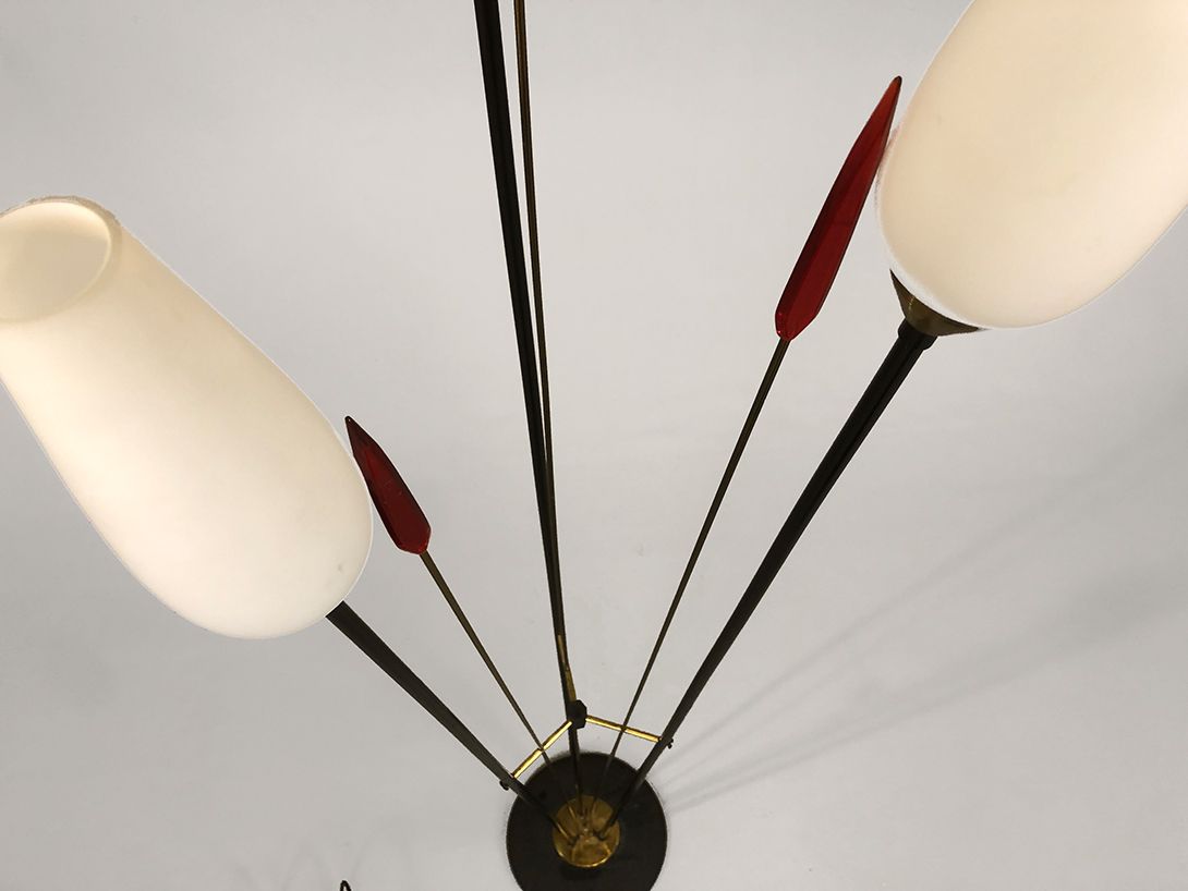 Foto Three-Armed French Floor Lamp 50s h155