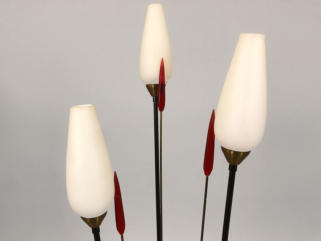 Foto Three-Armed French Floor Lamp 50s h155