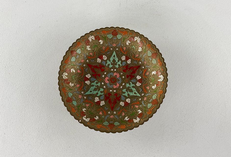 Foto Oriental Brass Plate ø25