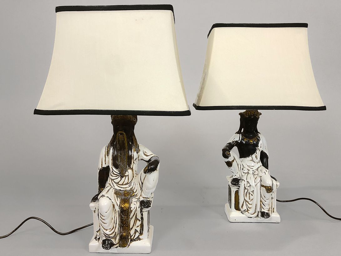 Foto Bedside Lamp Chinese Woman Stand h68