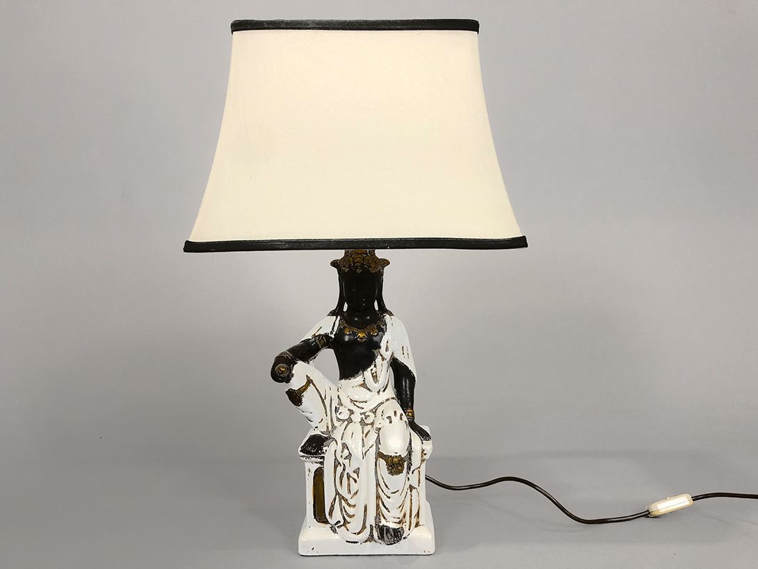 Foto Bedside Lamp Chinese Woman Stand h68