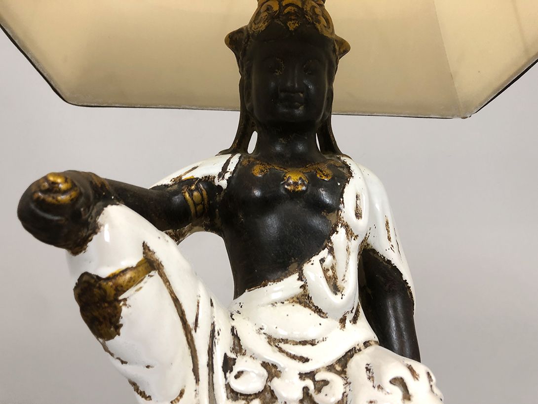 Foto Bedside Lamp Chinese Woman Stand h68