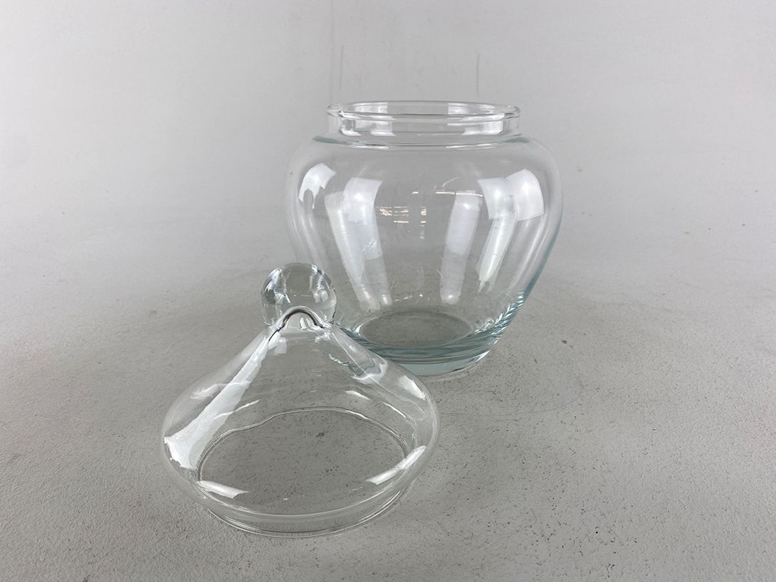 Foto Glass Bonbon Box with Lid h26x16