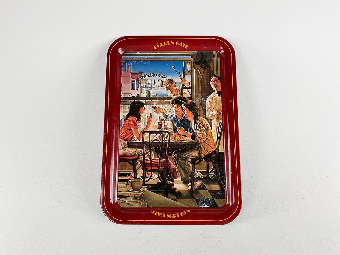 Foto Golden Gate Metal Tray