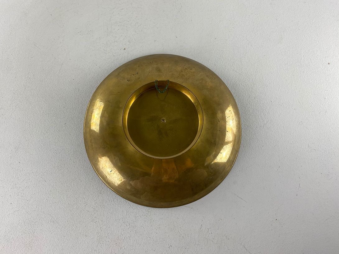 Foto Oriental Brass Wall Plate ø30