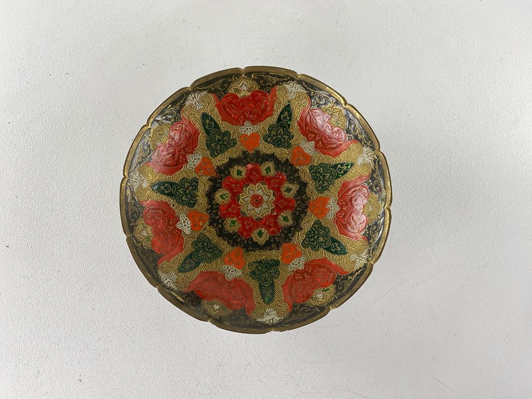 Foto Oriental Brass Plate ø28