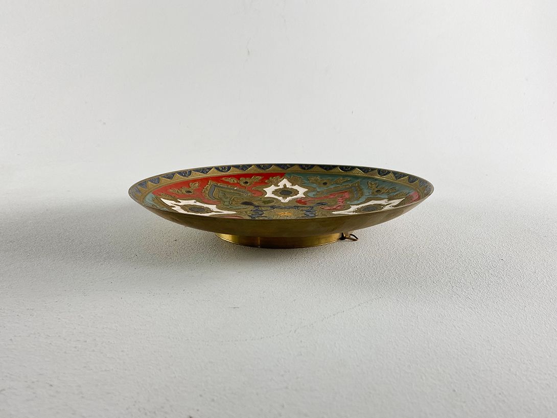 Foto Oriental Brass Wall Plate ø31