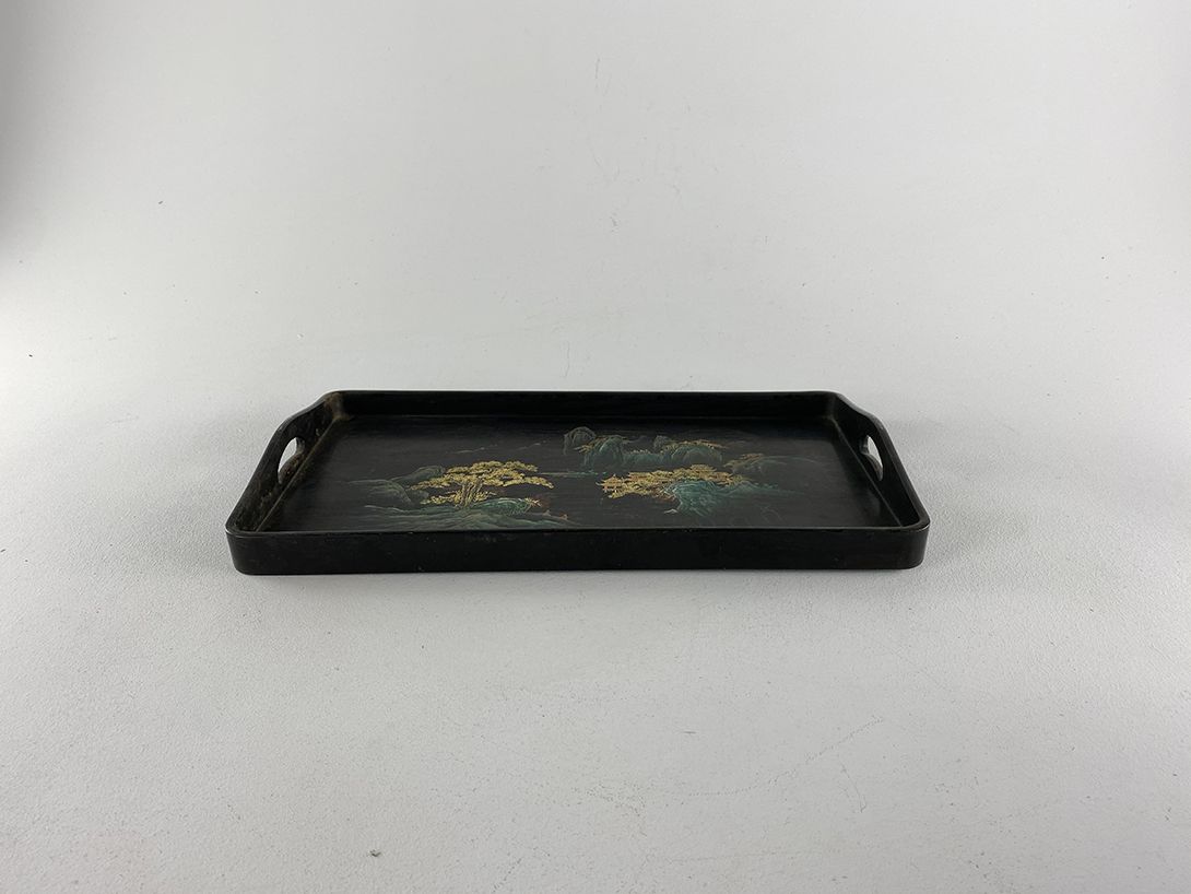 Foto Black Wooden Tray China