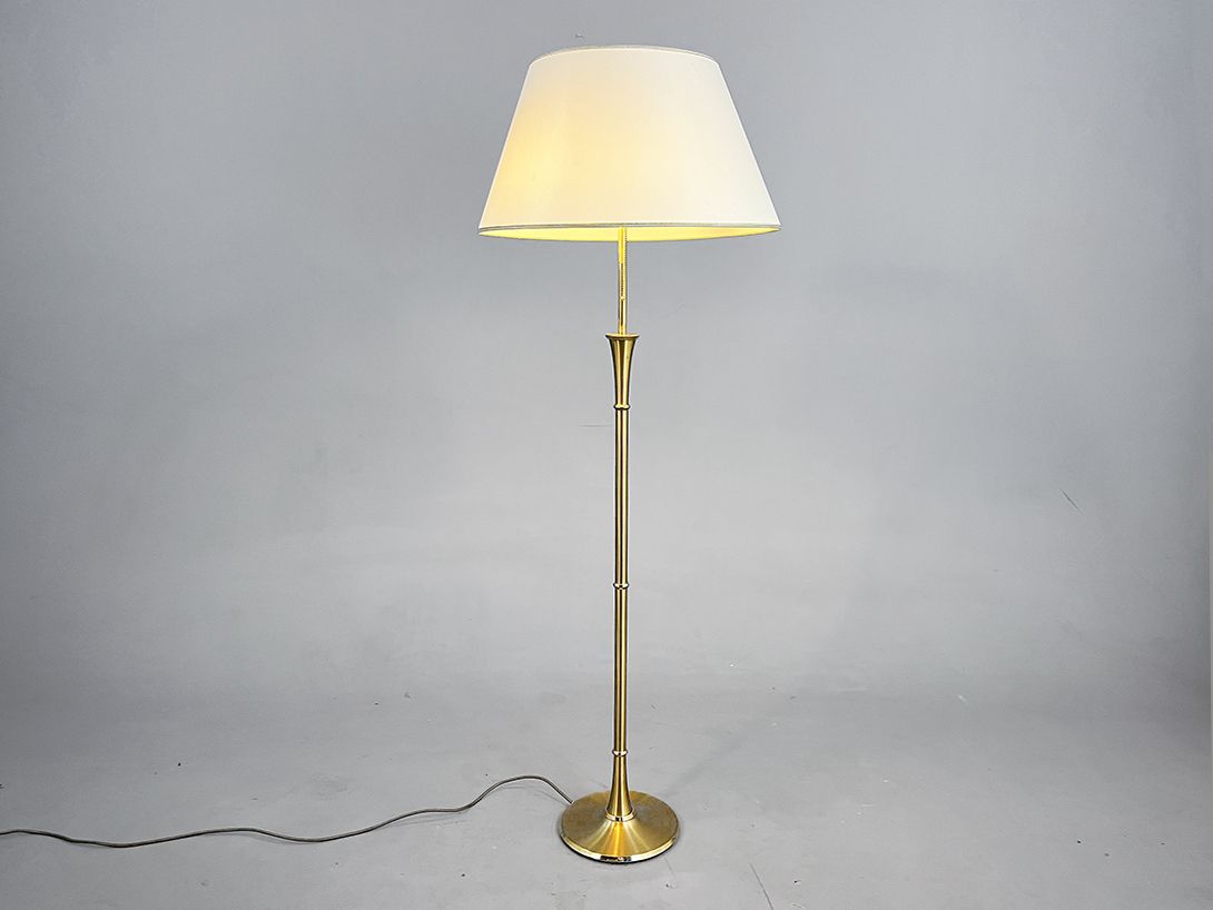 Foto Floorlamp with Beige Shade and Golden Stand h160 D3