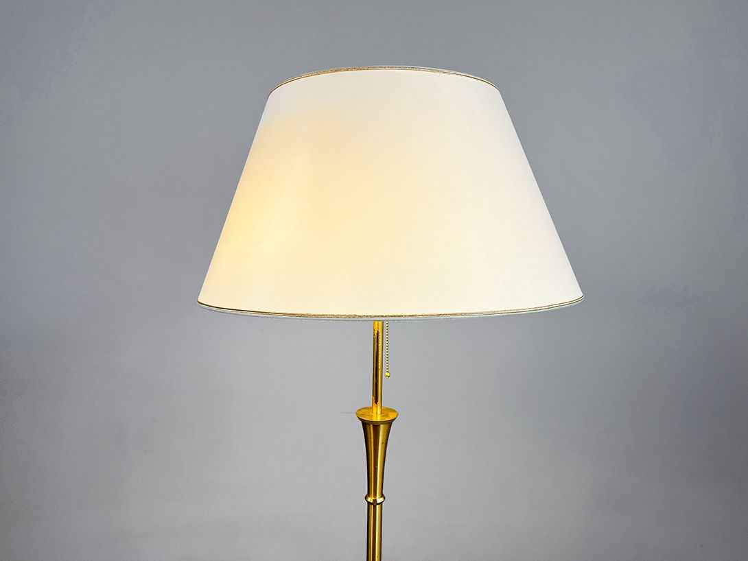 Foto Floorlamp with Beige Shade and Golden Stand h160 D3