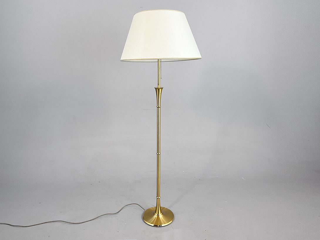 Foto Floorlamp with Beige Shade and Golden Stand h160 D3