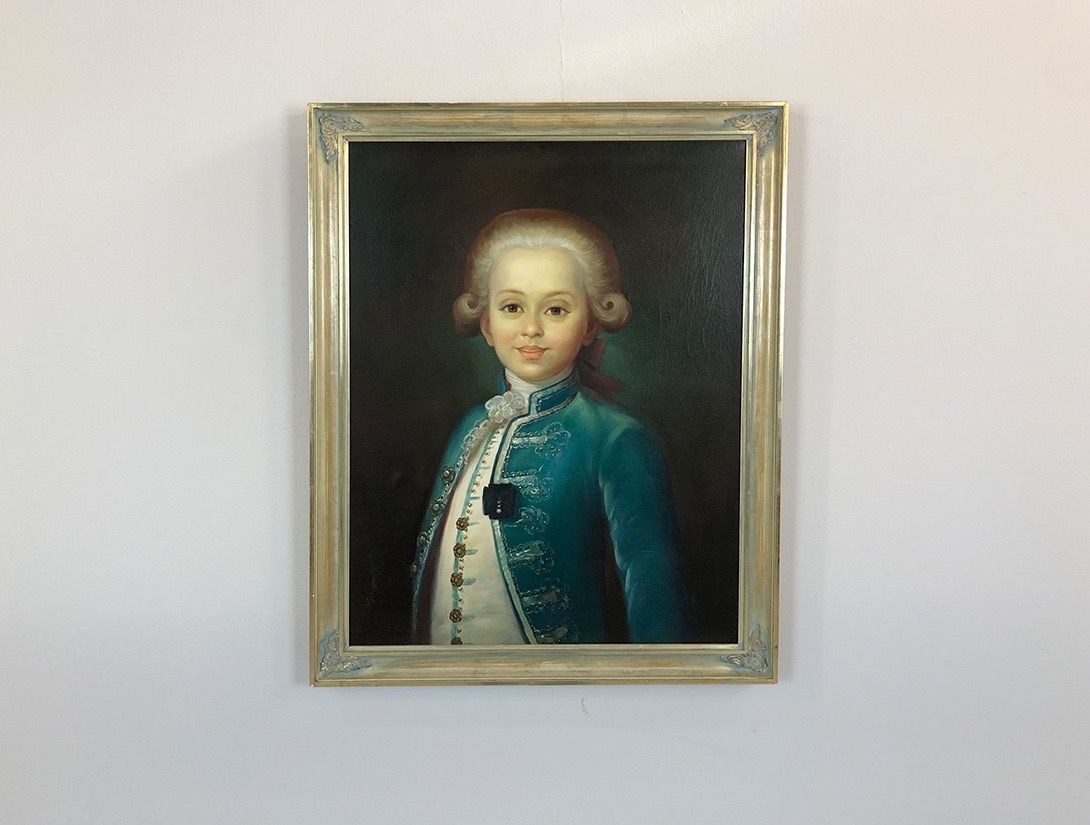Foto Oil Painting Rokoko Portrait of a Boy h90x70 35A7