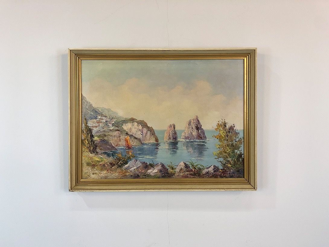 Foto Oil Painting Amalfi Coast h52x67 24E1