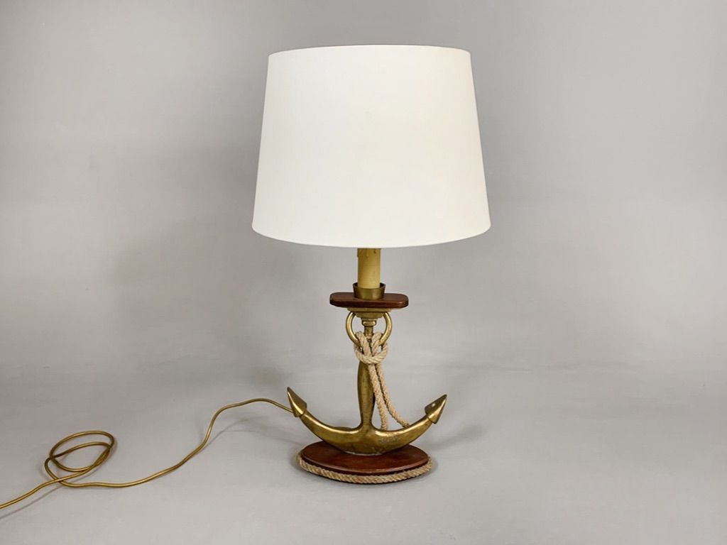 Foto Brass Anchor Desk Lamp h83 G2