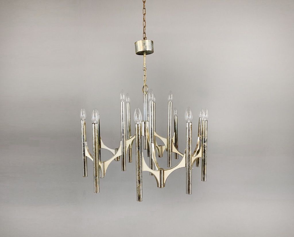 Foto Chrome Geatano Sciolari Scultura Chandelier ø75