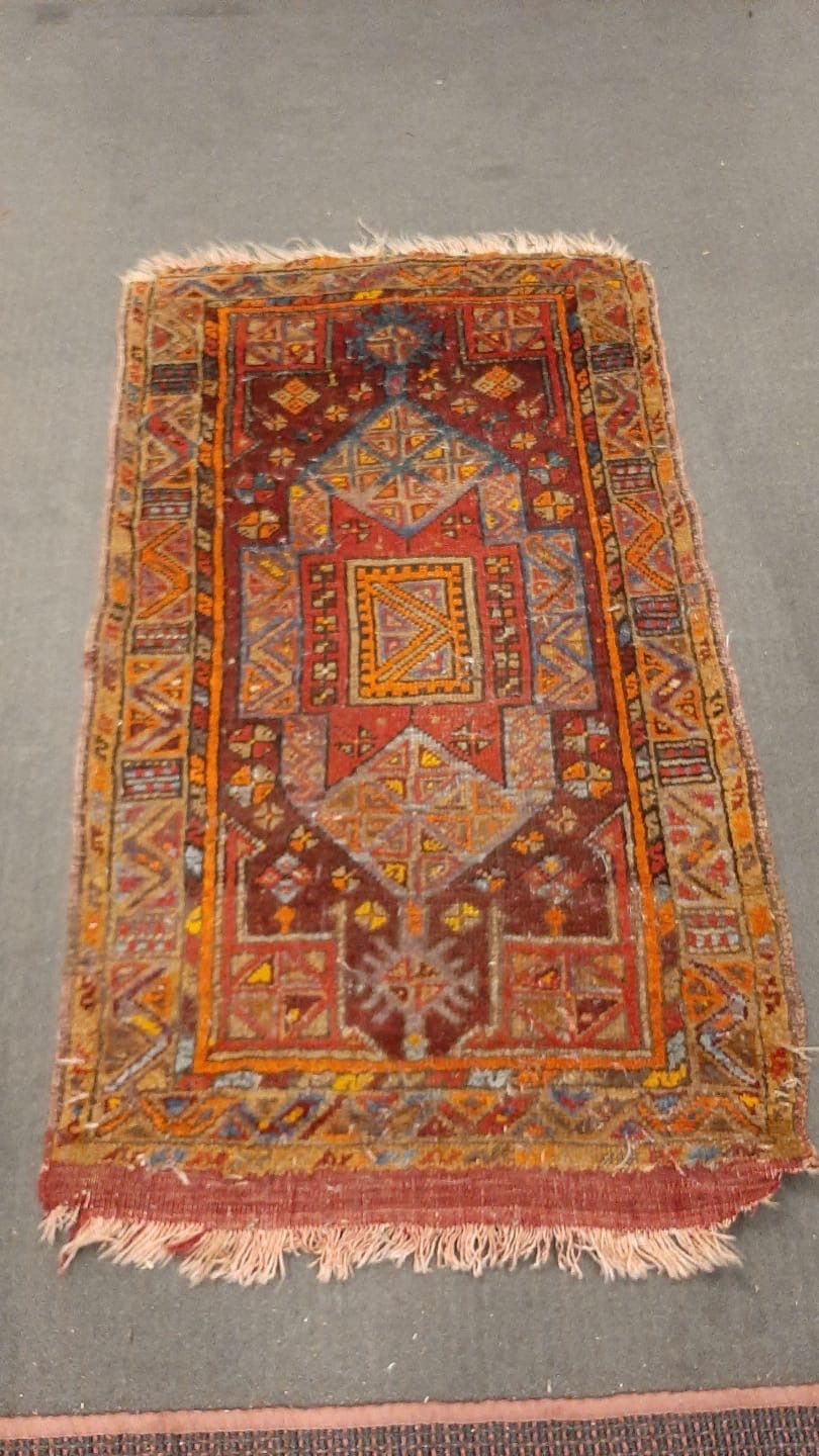 Foto Small Orange Persian Carpet 100x60cm 0030