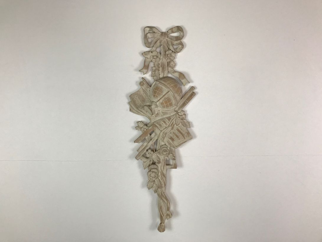 Foto Carved White Wooden Wall Ornaments 8B5-8