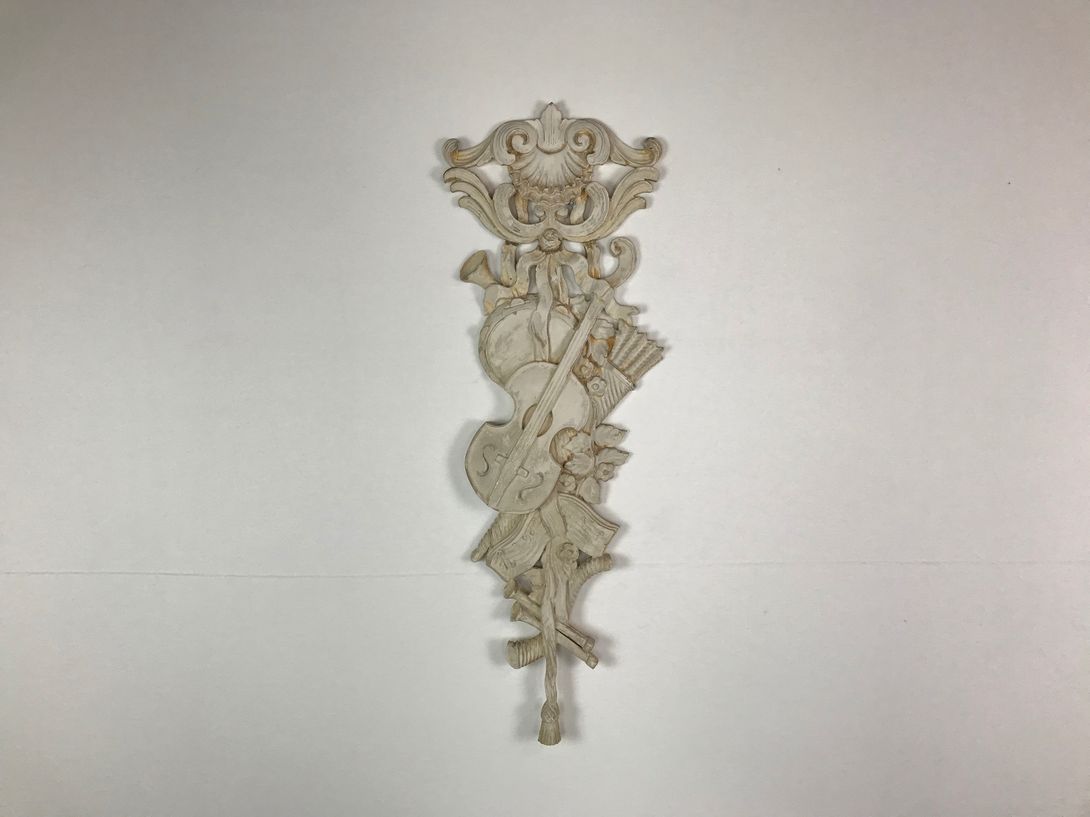 Foto Carved White Wooden Wall Ornaments 8B5-8