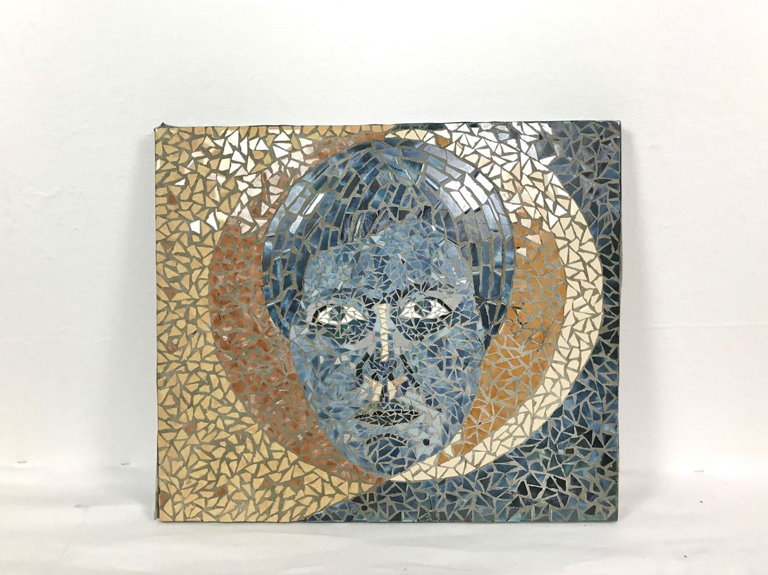 Foto Mosaic Portrait of a Woman 8B3