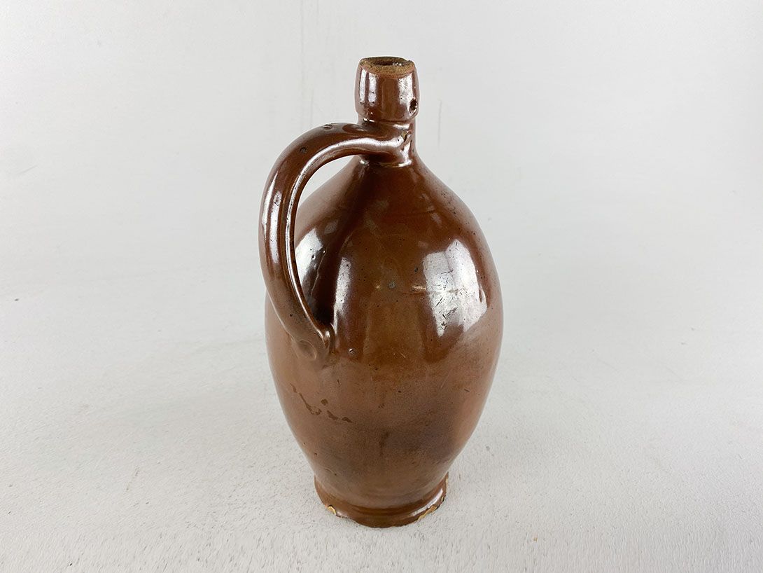 Foto Shiny Brown Jug Vase h31