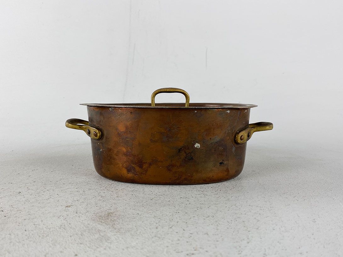 Foto Wide Copper Pot with Lid
