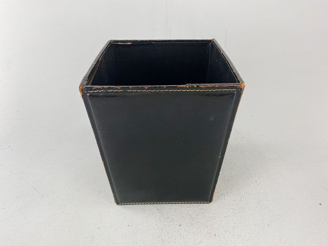 Foto Small Leather Bin h27x23